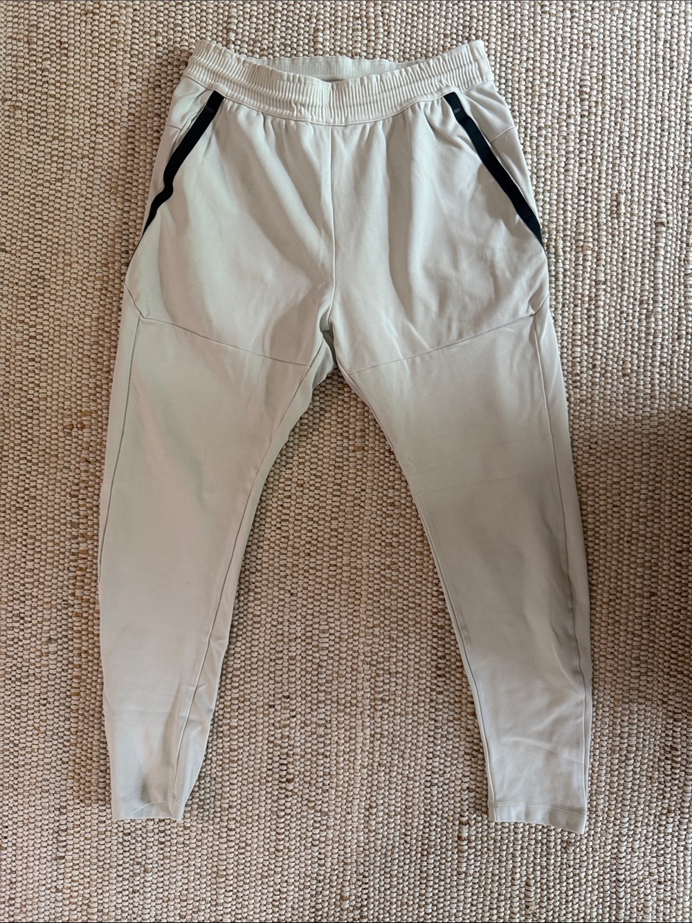 Nike White Drawstring Joggers